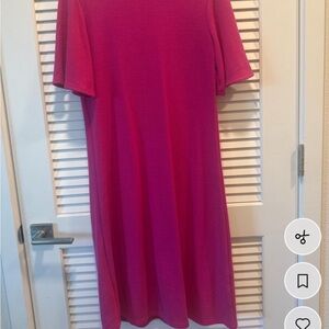 Zara Vibrant Pink Midi Dress